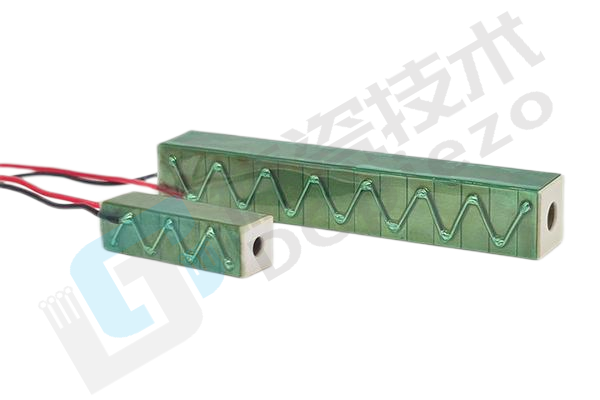 Square Central-Bore Multi-Layer Stack Piezoelectric Ceramic